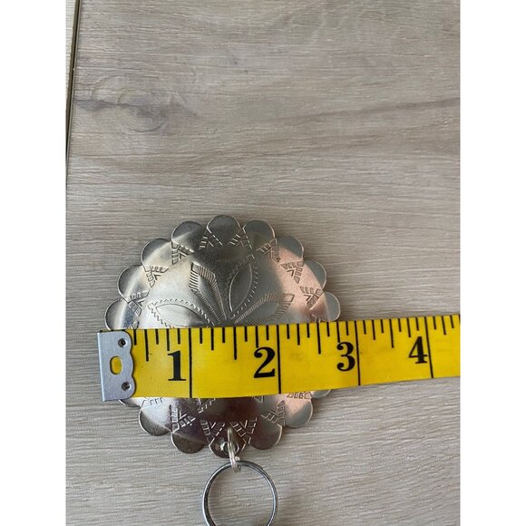 Southwestern Navajo Style Silver and Turquoise Belt - Picture 2 of 5